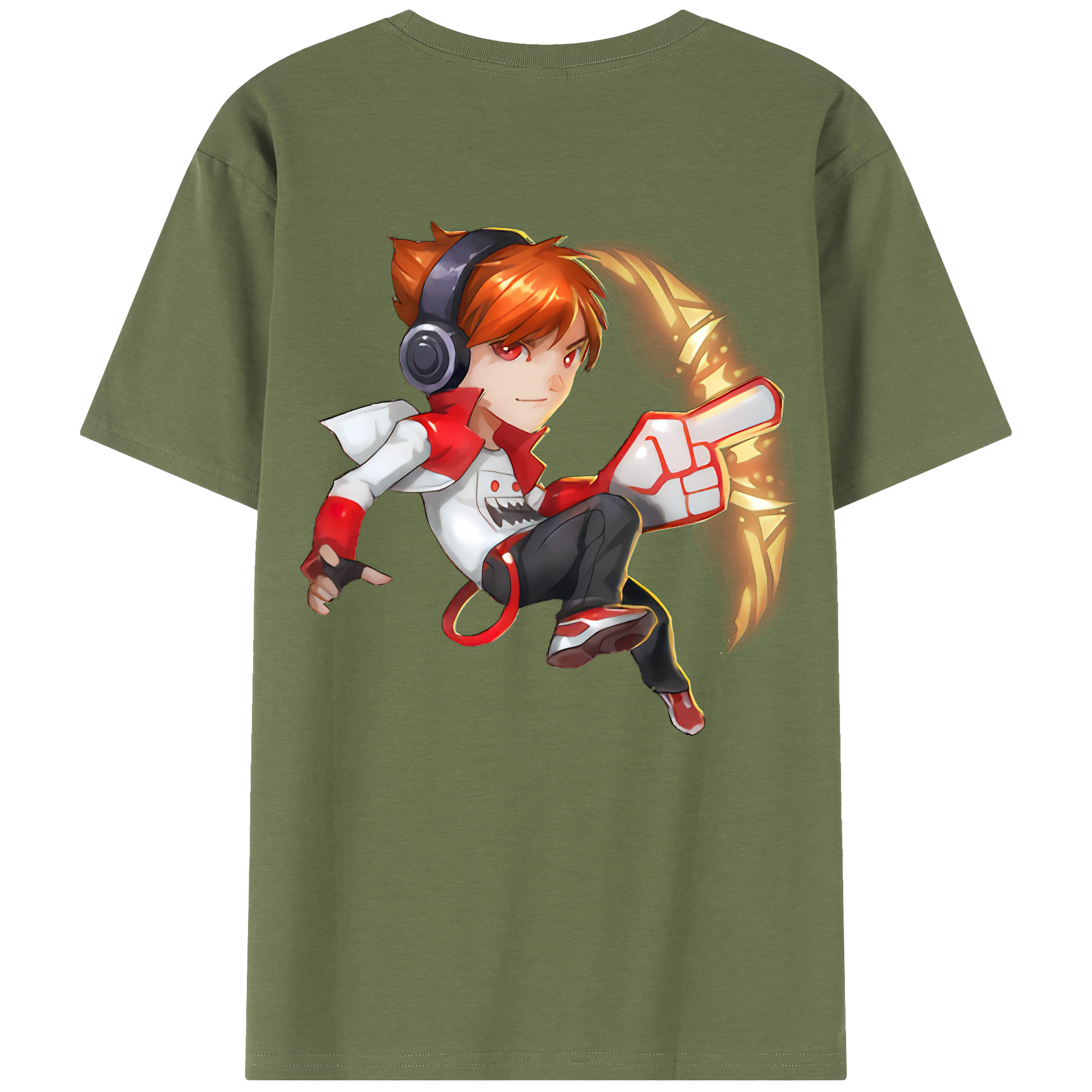 リーグ・オブ・レジェンド League of Legends LOL 綿100％半袖Tシャツ（背面プリント）